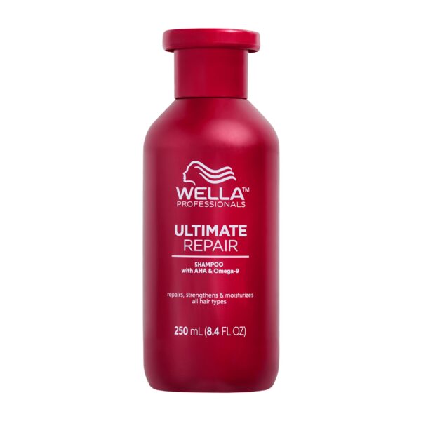 Wella Professional Ultimate Repair Shampoo 250ml Ανάλαφρο κρεμώδες σαμπουάν για πολύ ταλαιπωρημένα μαλλιά, βαθύ καθαρισμού με ελαφριά αφρίζουσα φόρμουλα