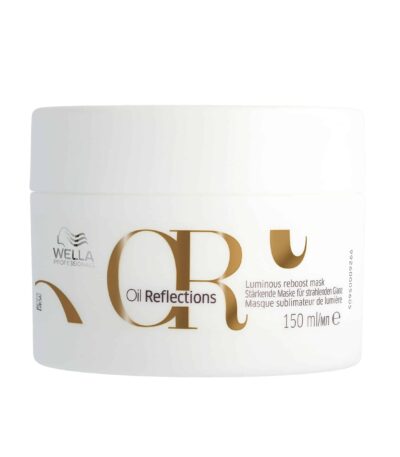 Wella Professional Oil Reflections Reboost Mask για όλους τους τύπους μαλλιών, θρέφει και αναπληρώνει τα κενά στη δομή των μαλλιών, χαρίζοντάς τους απαλότητα