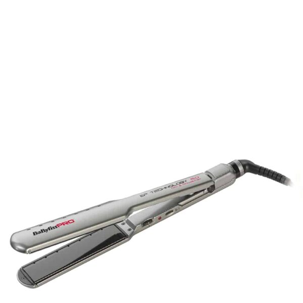 Επαγγελματική πρέσα μαλλιών Wet & Dry Babyliss Pro BAB2073EPE  με πλάκες ανθεκτικές στις χημικές ουσίες για τέλειο styling με μεγάλη διάρκεια. Θερμαίνεται πολύ γρήγορα επιτρέποντας την άμεση χρήση εξοικονομώντας χρόνο και ενέργεια