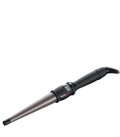 Σίδερο μαλλιών κωνικού σχήματος Babyliss Pro BAB2280TTE, 19-32mm, Κωνική Μασιά ιδανική για μπούκλες. Χάρη στο κωνικό σχήμα, έχετε τη δυνατότητα να κάνετε διαφορετικά χτενίσματα με ανάλαφρες ή σφιχτές μπούκλες.
