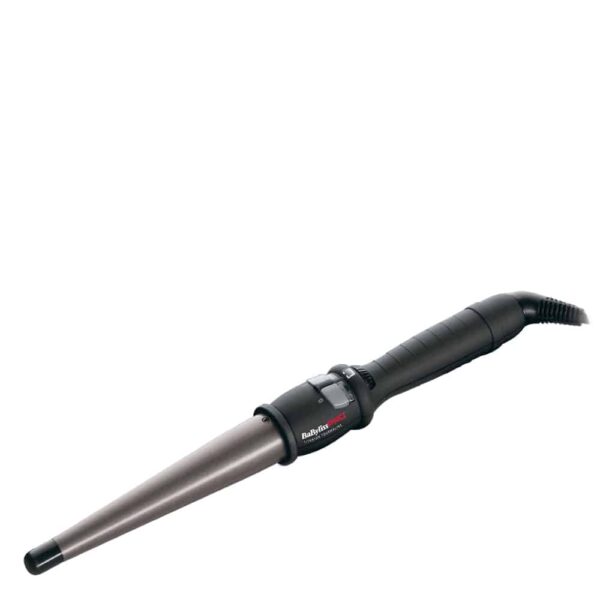 Σίδερο μαλλιών κωνικού σχήματος Babyliss Pro BAB2280TTE, 19-32mm, Κωνική Μασιά ιδανική για μπούκλες. Χάρη στο κωνικό σχήμα, έχετε τη δυνατότητα να κάνετε διαφορετικά χτενίσματα με ανάλαφρες ή σφιχτές μπούκλες.