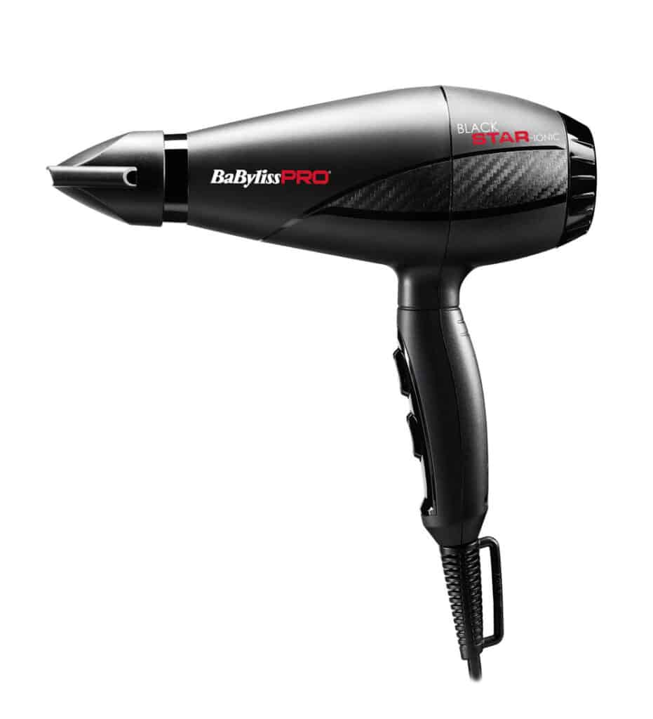 Babyliss Pro BAB6250IE Star Ionic Επαγγελματικό Πιστολάκι μαλλιών 2200W Μαύρο. Ταχύτητες Αέρα: 6. Κουμπί κρύου αέρα για το κλείδωμα του τελικού φινιρίσματος