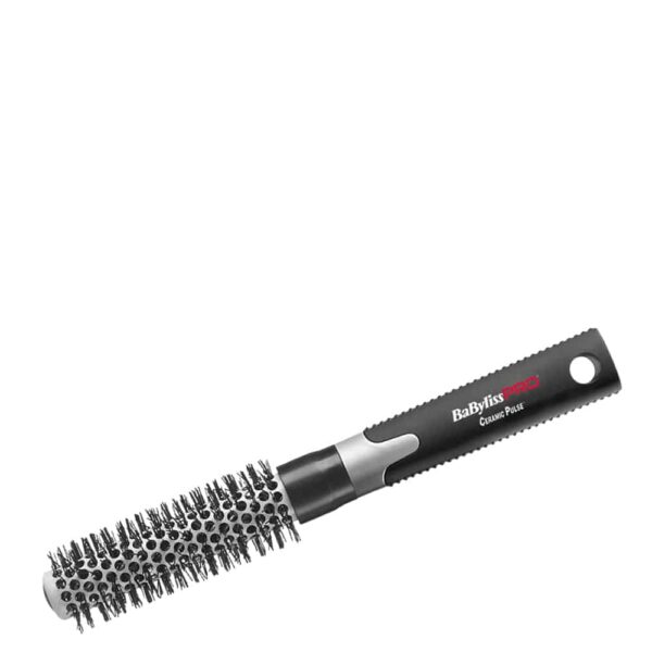 Babyliss Pro BABCB1E Αντιστατική Βούρτσα μαλλιών με Κεραμική επίστρωση 22mm. Προσελκύει τη θερμότητα για περισσότερη λάμψη. Με αντιολισθητική λαβή.