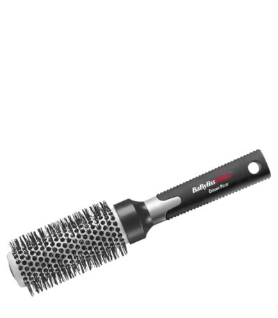 Babyliss Pro BABCB2E Βούρτσα Κεραμική 32mm, κατάλληλη για ίσιωμα του μαλλιού με πιστολάκι που διατηρεί την θερμοκρασία για λάμψη και λείανση με αντιολισθητική λαβή για να μην γλιστράει.