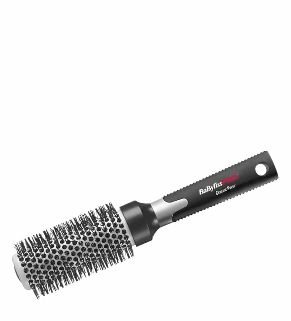 Babyliss Pro BABCB2E Βούρτσα Κεραμική 32mm, κατάλληλη για ίσιωμα του μαλλιού με πιστολάκι που διατηρεί την θερμοκρασία για λάμψη και λείανση με αντιολισθητική λαβή για να μην γλιστράει.