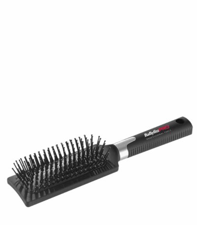 Babyliss Pro BABNB1E Βούρτσα Πλακέ Τρίχα Χοίρου. Ιδανική για το ξεμπέρδεμα των μαλλιών. Κατάλληλη για styling σε μεσαίου μήκους μαλλιά. Με ακίδες.