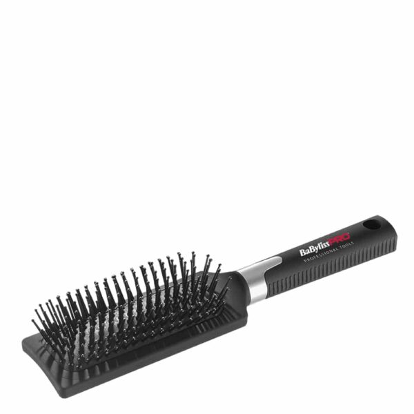 Babyliss Pro BABNB1E Βούρτσα Πλακέ Τρίχα Χοίρου. Ιδανική για το ξεμπέρδεμα των μαλλιών. Κατάλληλη για styling σε μεσαίου μήκους μαλλιά. Με ακίδες.