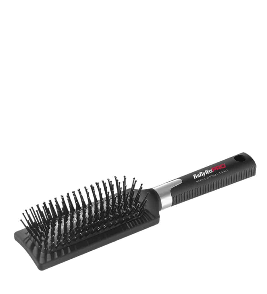Babyliss Pro BABNB1E Βούρτσα Πλακέ Τρίχα Χοίρου. Ιδανική για το ξεμπέρδεμα των μαλλιών. Κατάλληλη για styling σε μεσαίου μήκους μαλλιά. Με ακίδες.