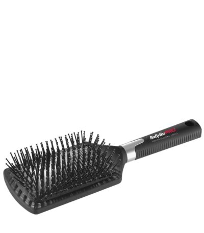 Babyliss Pro BABNB2E Βούρτσα Πλακέ Μεγάλη μαλλιών  από την εταιρία Babyliss. Ξεμπερδεύει εύκολα τα μαλλιά αφήνοντάς τα απαλά χωρίς να φθείρει την τρίχα.