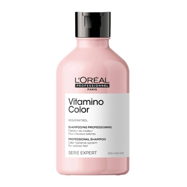 L'Oreal Professionnel Vitamino Color Σαμπουάν Για Βαμμένα Μαλλιά 300ml Σαμπουάν απαλού καθαρισμού ΕΠΑΓΓΕΛΜΑΤΙΚΗ ΣΥΝΘΕΣΗ με υψηλή περιεκτικότητα σε συστατικά περιποίησης που απομακρύνουν απαλά τους ρύπους και ταυτόχρονα προστατεύουν τα βαμμένα μαλλιά.