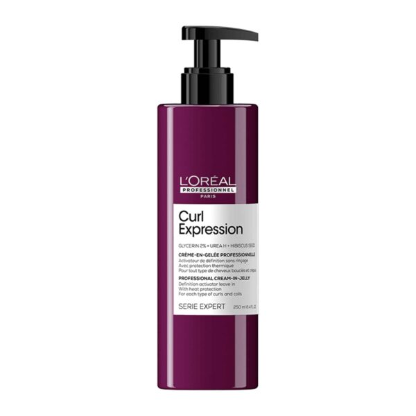 L'Oreal Professionnel Curl Expression Cream in Jelly 250ml Τζελ Μαλλιών Ενεργοποίησης Σχήματος Για Μπούκλες - Curl Εxpression Ενεργοποιεί και σμιλεύει την μπούκλα.