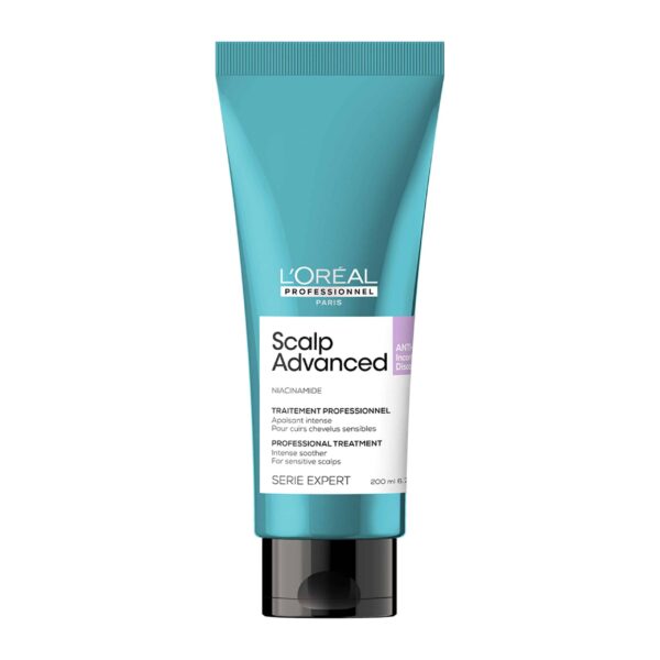 L'Oreal Professionnel Scalp Relief A-Discomfort Treatment 200ml Anti-Discomfort Intense Soother Treatment Για Ευαίσθητο Τριχωτό Κεφαλής - Scalp Advanced Ανάλαφρο τζελ που προσφέρει άμεση και εντατική καταπράυνση και ανακούφιση στο τριχωτό, χωρίς να βαραίνει την τρίχα. Λειαίνει και ξεμπλέκει αμέσως τα μαλλιά.