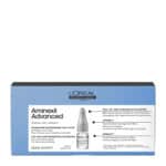 L'Oreal Professionnel Aminexil Advanced Αμπούλες Για Αραιωμένα Μαλλιά 10X6ml Anti-Hair Loss Activator Programme Αμπούλες Τριχόπτωσης - Aminexil Advanced Μειώνει την τριχόπτωση, για πιο πλούσια μαλλιά. Αποτελέσματα σε 6 εβδομάδες*. * Κλινική μελέτη με συμμετοχή 130 ατόμων, για 6 εβδομάδες.