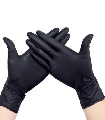 Γάντια Νιτριλίου Μάυρα Large 100 τεμάχια