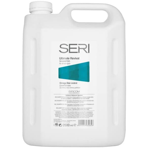 Σαµπουάν SERI ULTIMATE REVIVAL για όλους τους τύπους µαλλιών. Σύµπλεγµα µε γάλα αµυγδάλου & ωµέγα λιπίδια.