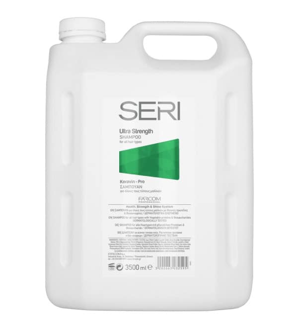 Keravin-Pro Με Φυτικές πρωτεΐνες και Βιοσακχαρίτες. Για όλους τους τύπους μαλλιών. Δερματολογικά ελεγμένο.