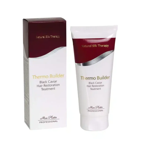 Mon Platin Thermo Builder Treatment With Black Caviar Θερμο–Αναδομητής, προϊόν για αναδόμηση & αποκατάσταση των μαλλιών στη διάρκεια εργασιών με πιστολάκι