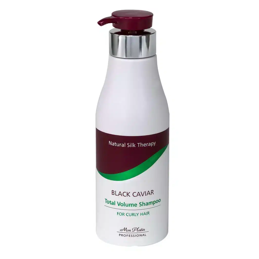 Mon Platin Black Caviar Total Volume Shampoo for Curly Hair Το Total Volume Shampoo διαθέτει ειδική σύνθεση για δημιουργία & διατήρηση του όγκου