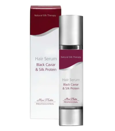 Mon Platin Hair Serum Black Caviar Ενισχυμένος Ορός Μαλλιών με Μαύρο Χαβιάρι για την επανόρθωση και τη διατήρηση της δομής της τρίχας.Θερμοπροστατευτικό προιόν.