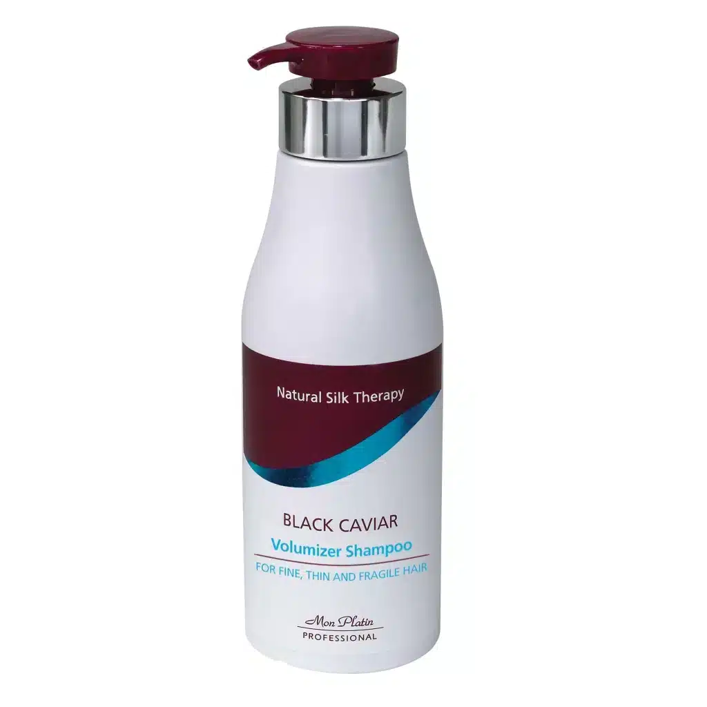 Mon Platin Black Caviar Volumizer Shampoo for Fine, Thin and Fragile Hair Ειδικό σαμπουάν για την φροντίδα και την προστασία των λεπτών & εύθραυστων μαλλιών.