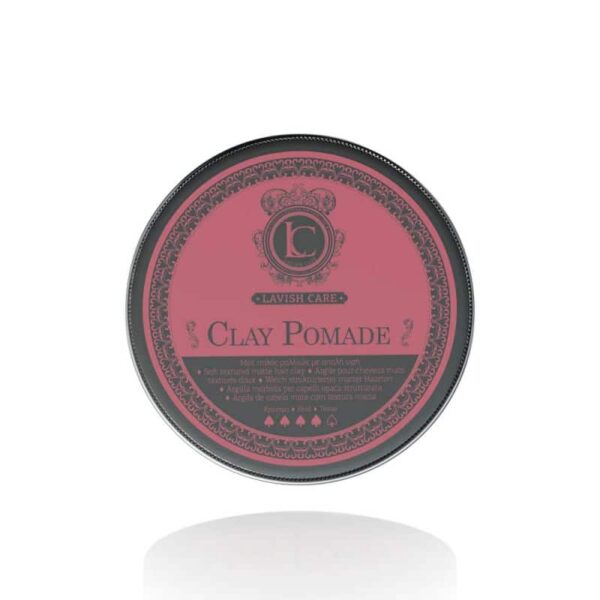 Lavish Care Clay Pomade 100ml Πομάδα ελαφριάς σύνθεσης με δυνατό κράτημα, δίνοντας τον απόλυτο έλεγχο και ακρίβεια στα διάφορα look χωρίς να βαραίνει τα μαλλιά.