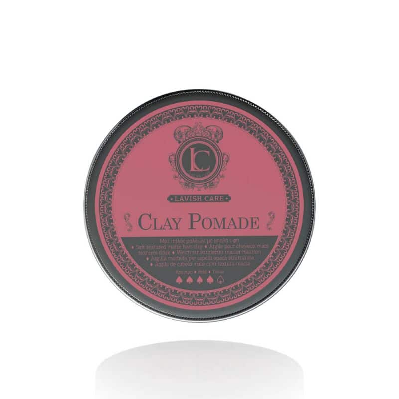 Lavish Care Clay Pomade 100ml Πομάδα ελαφριάς σύνθεσης με δυνατό κράτημα, δίνοντας τον απόλυτο έλεγχο και ακρίβεια στα διάφορα look χωρίς να βαραίνει τα μαλλιά.