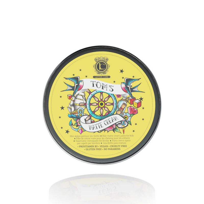Lavish Care Kid's Pomade Tom's Matte Cream 100ml Παιδικό Matte Cream ειδικό για παιδιά. Εύκολος τρόπος εφαρμογής με δυνατά αποτελέσματα και σταθερό κράτημα