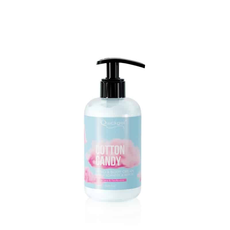 QG - Cotton Candy BL 300ml-800x800 - GoHair.gr Lavish Care Quickgel Cotton Candy Hand & Body Cream Ολοκληρώστε ιδανικά την περιποίηση των άκρων σας με την κρέμα χεριών και σώματος της Quickgel