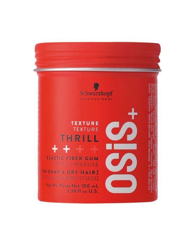 Schwarzkopf Professional Osis+ Thrill 100ml Σχεδιασμένη για να τονίζει όλους τους τύπους μαλλιών, η OSiS Thrill είναι μια ελαστική, ινώδης κρέμα με μεσαίο κράτημα που δημιουργεί επαναπλάσιμο διαχωρισμό και ενισχύει τη λάμψη, ενώ παράλληλα μειώνει το φριζάρισμα και τις φύτρες.