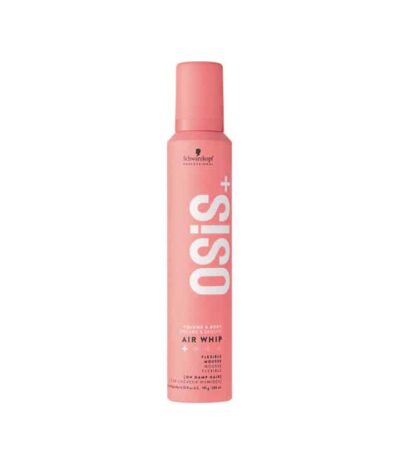 Schwarzkopf Professional Osis+ Air Whip είναι ένας αφρός με ελαστικό και ελαφρύ κράτημα που μπορεί να αυξήσει το κράτημά του με τη δημιουργία στρώσεων