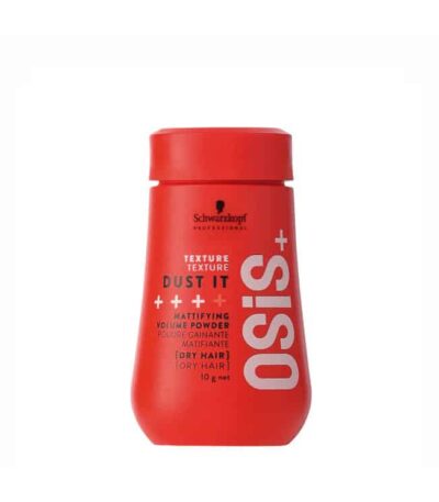 Schwarzkopf Professional Osis+ Dust It 10g Το OSiS Dust It είναι μια πούδρα για ματ όψη που προσφέρει δυνατό κράτημα και υφή για ακατανίκητο όγκο.