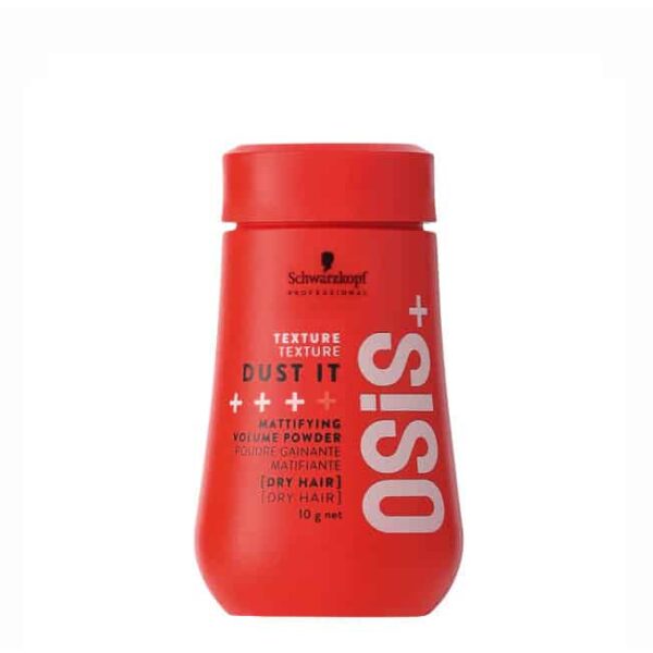 Schwarzkopf Professional Osis+ Dust It 10g Το OSiS Dust It είναι μια πούδρα για ματ όψη που προσφέρει δυνατό κράτημα και υφή για ακατανίκητο όγκο.