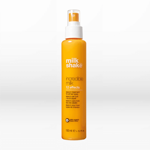Milkshake Incredible Milk 150ml Το Μilkshake incredible milk είναι μια εντατική μάσκα ψεκασμού περιποίησης μαλλιών που εκτελεί δώδεκα δράσεις.
