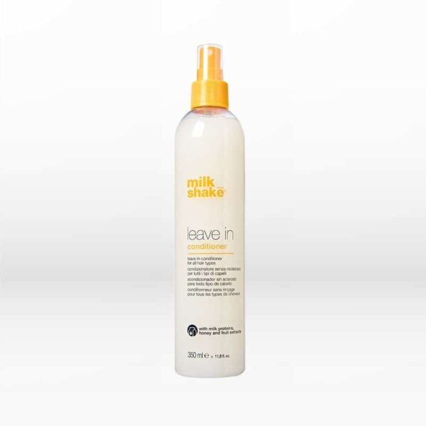 Milkshake Leave In Conditioner για όλους τους τύπους μαλλιών. Xαρίζει απαλότητα στα μαλλιά, ενώ προστατεύει τη δομή και την ισορροπία της υγρασίας.