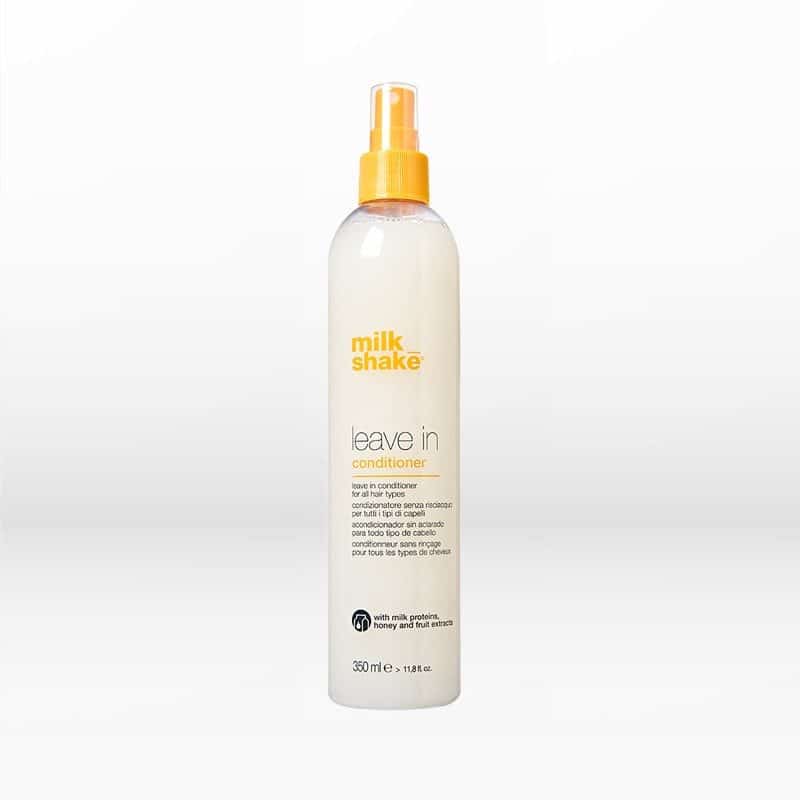 milk-shake-leave-in-conditioner-350ml - GoHair.gr Milkshake Leave In Conditioner για όλους τους τύπους μαλλιών. Xαρίζει απαλότητα στα μαλλιά, ενώ προστατεύει τη δομή και την ισορροπία της υγρασίας.