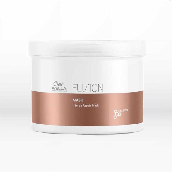 Wella Professional Fusion Mask για Ταλαιπωρημένα Μαλλιά Πολυτελής κρεμώδης μάσκα που συμβάλλει στην αναδόμηση και στην προστασία από το σπάσιμο της τρίχας