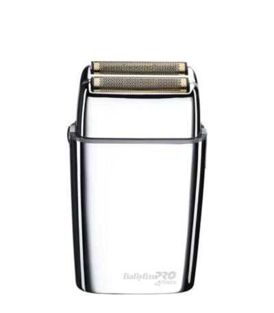 Επαγγελματική κουρευτική μηχανή Babyliss Pro 4Artists Shaver FXFS2E, Ξυριστική Μηχανή 2 Κεφαλών με χρυσό περίβλημα. Με μοτέρ υψηλής ροπής για μεγάλη ισχύ και ταχύτητα.