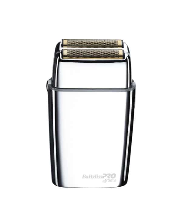 Επαγγελματική κουρευτική μηχανή Babyliss Pro 4Artists Shaver FXFS2E, Ξυριστική Μηχανή 2 Κεφαλών με χρυσό περίβλημα. Με μοτέρ υψηλής ροπής για μεγάλη ισχύ και ταχύτητα.