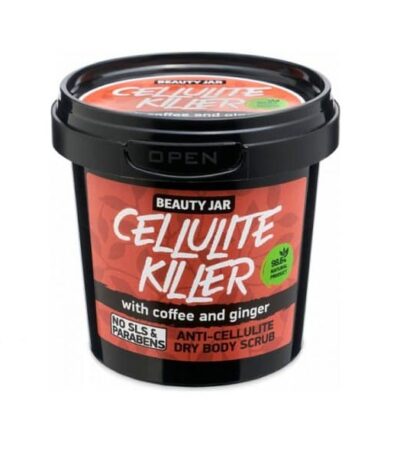 Scrub κατά της κυτταρίτιδας με εκχύλισμα Καφέ και σκόνη από ρίζα Πιπερόριζας.