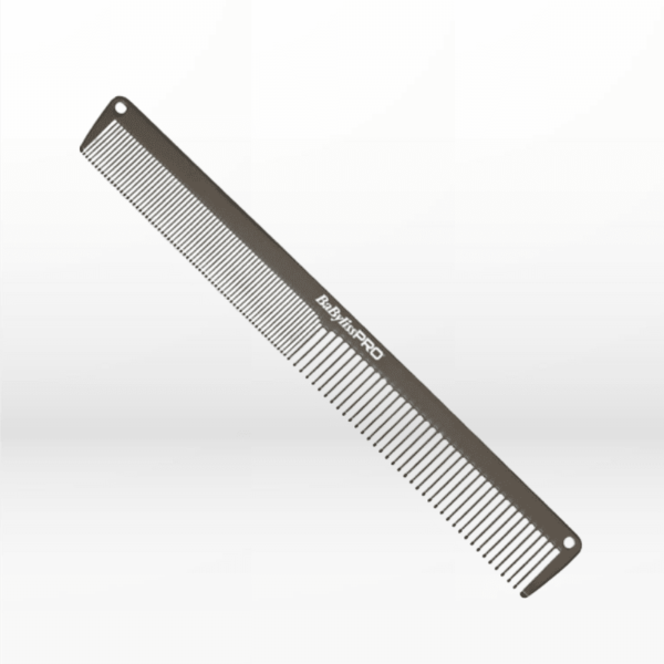 Babyliss Pro Μεταλλική Χτένα Gunsteel Επαγγελματική χτένα βαφής κομμωτηρίου κατάλληλη για χτένισμα και για την τεχνική της βαφής. Χτένα κατασκευασμένη από εξαιρετικά λεπτό και ελαφρύ ανοξείδωτο ατσάλι.