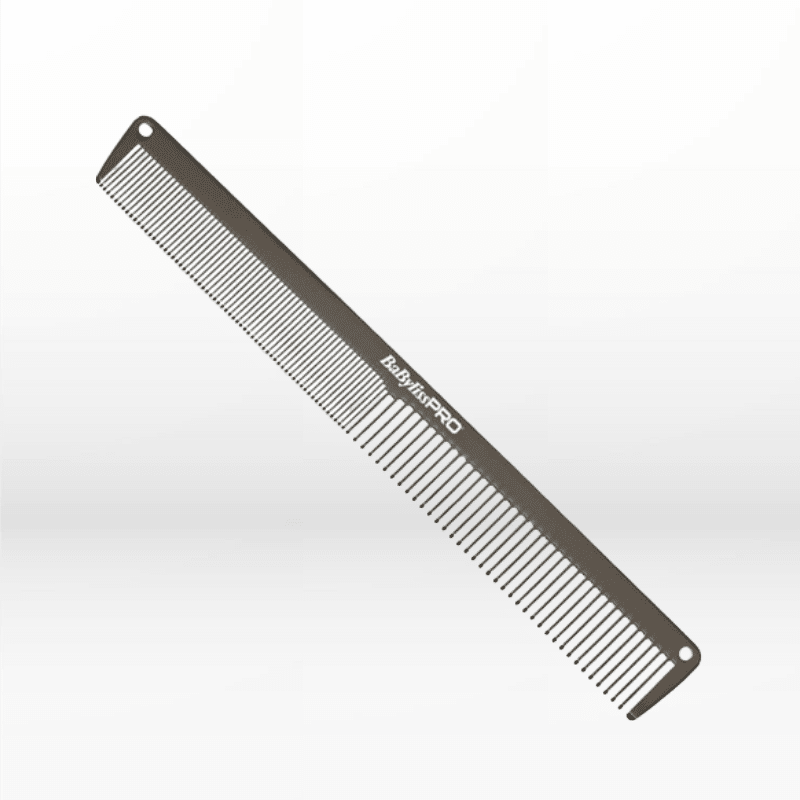 Babyliss Pro Μεταλλική Χτένα Gunsteel Επαγγελματική χτένα βαφής κομμωτηρίου κατάλληλη για χτένισμα και για την τεχνική της βαφής. Χτένα κατασκευασμένη από εξαιρετικά λεπτό και ελαφρύ ανοξείδωτο ατσάλι.