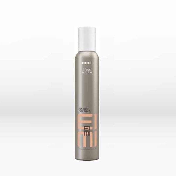 Wella Professionals EIMI Extra Volume 300ml Στεγνώστε δημιουργώντας υπέροχο όγκο με δυνατό κράτημα. Strong Hold Volumising Mousse ΒΑΘΜΟΣ ΚΡΑΤΗΜΑΤΟΣ 3