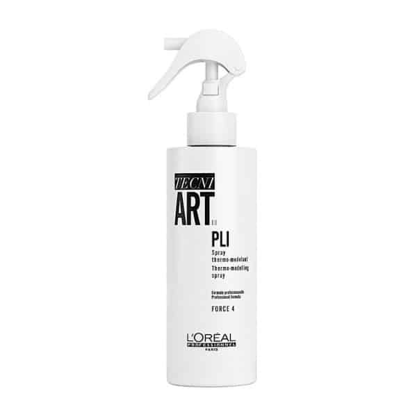 L'Oreal Professionnel Tecni Art Pli είναι ένα θερμοδραστικό spray. Προσφέρει σώμα και πειθαρχεία στην τρίχα, ενώ παράλληλα δίνει απαλή υφή και φυσική αίσθηση