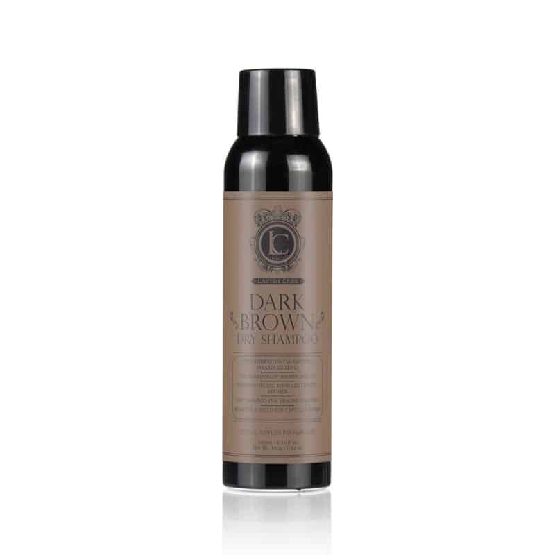 LC - Dry Shampoo - Dark Brown-800x800 - GoHair.gr Lavish Care Dry Shampoo- Dark Brown 200ml Ξηρό σαμπουάν σε σπρέι για καστανά μαλλιά Lavish Care Dry Shampoo Dark Brown