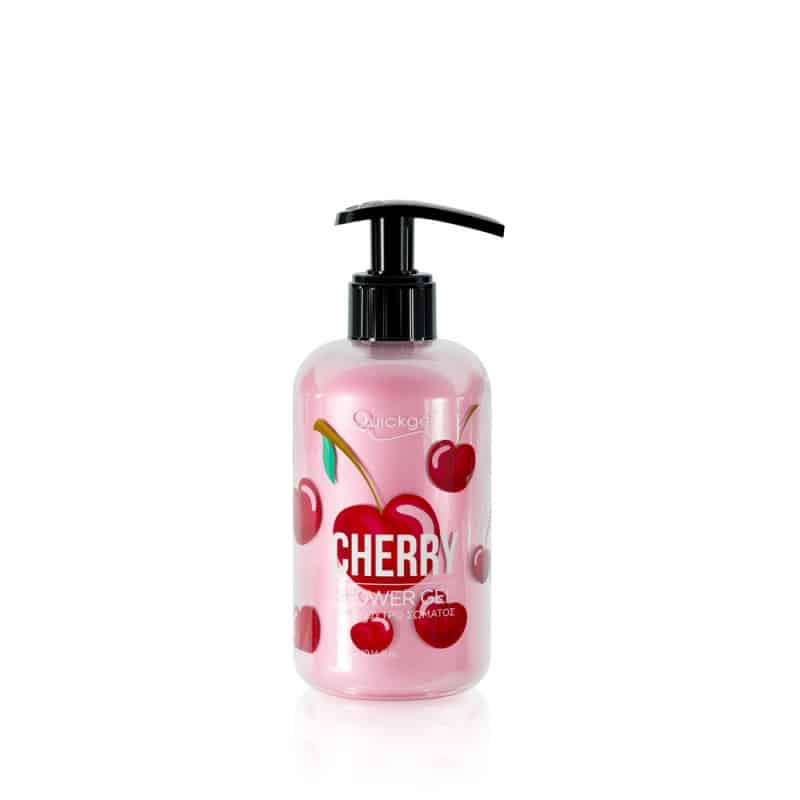 Lavish Care Quickgel Cherry Shower Gel περιποιούνται, αρωματίζουν και καθαρίζουν σε βάθος, αφήνοντας την επιδερμίδα λεία και μεταξένια, με φανταστικά αρώματα