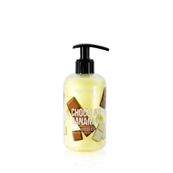 Lavish Care Quickgel Choco Banana Shower Gel περιποιούνται αρωματίζουν και καθαρίζουν σε βάθος αφήνοντας την επιδερμίδα λεία και μεταξένια με φανταστικά αρώματα