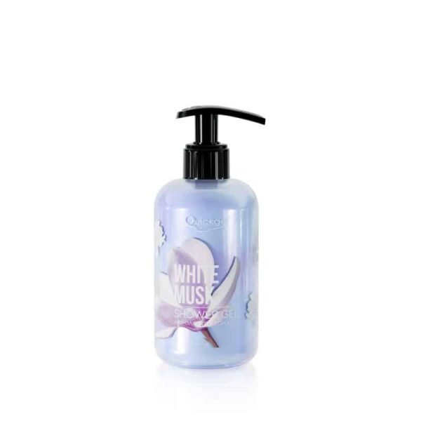 Lavish Care Quickgel White Musk Shower Gel περιποιούνται, αρωματίζουν και καθαρίζουν σε βάθος, αφήνοντας την επιδερμίδα λεία και μεταξένια με φανταστικά αρώματα