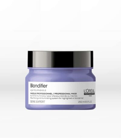 L΄Oreal Professionnel Serie Expert Blondifier Mask Μάσκα Επανόρθωσης και λάμψης για ξανθά μαλλιά. Είναι εμπλουτισμένο με εκχύλισμα Açai berry