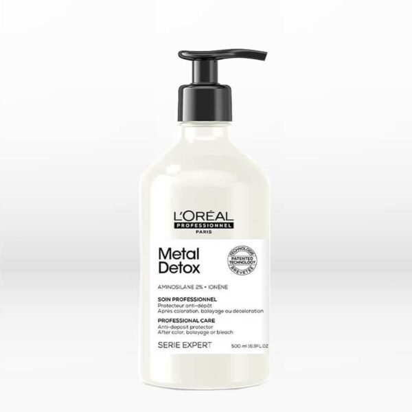 L'Oreal Professionel Metal Detox Shampoo 500ml Σαμπουάν Αποτοξίνωσης Μαλλιών Τα μαλλιά γίνονται πιο δυνατά. Το χρώμα διαρκεί περισσότερο με 2x περισσότερη λάμψη. Επαγγελματική εγγύηση για τη βαφή, το balayage και το ξάνοιγμα.