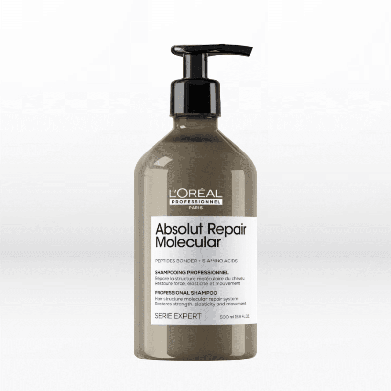 l΄oreal-professionnel-serie-expert-absolut-repair-molecular-shampoo-500ml - GoHair.gr L'Oreal Professionel Absolut Repair Molecular Shampoo 500ml Σαμπουάν Επανόρθωσης Χωρίς Θειικά Άλατα Για Ταλαιπωρημένα Μαλλιά - Επανορθώνει και ενδυναμώνει τα μαλλιά. - + 86% απαλότητα¹. - Για όλους τους τύπους ταλαιπωρημένων μαλλιών. ¹Εργαστηριακό τεστ